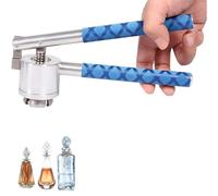 Vial Manual Capping Machine, Manual Flip Vial Crimper with Ergonomic Handle And Non-Slip Sleeve, Adjustable Crimping Head, Stainless Steel Movement & High Precision, for Medical,18mm