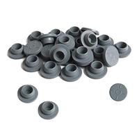 Vial Rubber Stopper 100pcs Butyl Rubber Stopper 20mm Medicine Packing Bottle Inner Stopper for Opening Glass Vial and Liquid Culture Jars
