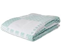 VIALMAN Bedspread Sofia 21 Single Bed | Stars Quilt Coverlet Colour Green | Quilt Size 200 x 270 cm | Bedspread Bed & Sofa Throw Green