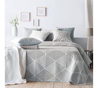 VIALMAN Bedspread Sofia 27 Super King Bed | Quilt Coverlet Blue | Quilt Size 270 x 270 cm, Bedspread Bed & Sofa Throw Blue