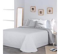 VIALMAN Lightweight Bedspread Sofia 26 King Bed | Quilt Size 250 x 270 cm | Bedspread Bed & Sofa Throw Grey