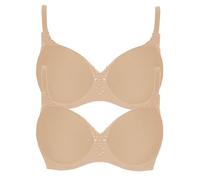 VIANIA! 2 Pack Underwired Spacer Bra Carola 151414 Nude 38B