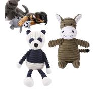 Vianys Bite Buddy, Vianys Bitebuddy, Bite Buddy Chew Toy for Dogs, Resistant Dog Toy with Squeak, Cute Soft Resistant Dog Toys for Aggressive Chewers (Panda, Donkey)