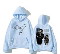Viaopo Hoodies Miley Singer Cyrus Graphic Printing Sweatshirts for Fans Casual Long Sleeve Men/Women Clothing Hip Hop Pullover Hoodies XS-3XL-Aqua blue||x_s