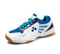 Viaoragiosa Badminton Shoes,Lightweight Badminton for Men Women,Badminton Tennis Shoes,anti-slip for Racquetball Volleyball Shoes,Wear-resistant,Comfortable,Suitable for Outdoor Training Grounds Blue