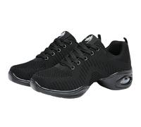 Viaoragiosa Dance Sports Shoes,Womens Dance Sneakers,Team Sports Dance Shoes,Walking Dance Shoes,Cushion Breathable Breathable Air Cushion Comfy Mesh Suitable For Fitness,Competition,Gymnastics