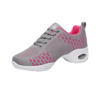 Viaoragiosa Ladies Split Sole Walking Dance Sports Shoes,Jazz Hip Hop Sports Sneakers,Split Sole Dance Trainers Line Dancing Shoes,Team Sports Dance Shoes,Lightweight,For Jazz,Street Jazz,Dance