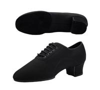 Viaoragiosa Men Ballroom Dance Shoes,Men Practice Dance Shoes,Salsa Latin Tango Practice Shoe For Male,Suede,Rubber,Lace Up,Split Sole,Breathable,for Salsa Latin Tango Dancing