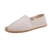 Viaoragiosa Men's Canvas Slip On Casual,Low Top Slip On Canvas Shoes Men,Breathable,Wear Resistant,Lightweight,Suitable for Walking,Traveling,Playing at The Beach,Shopping,Dating Beige