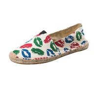 Viaoragiosa Men's Canvas Slip On Casual,Low Top Slip On Canvas Shoes Men,Breathable,Wear Resistant,Lightweight,Suitable for Walking,Traveling,Playing at The Beach,Shopping,Dating Red Green