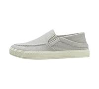 Viaoragiosa Men's Canvas Slip On Casual,Men's Canvas Wide Version Canvas Shoes,Wear Resistant,Lightweight,Flexible,Suitable for Walking,Traveling,Playing at The Beach,Shopping Gray