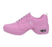 Viaoragiosa Split Sole Dance Trainers,Womens Dance Sneake,Athletic Walking Dance Sneakers,Dance Sneakers For Women,Breathable Air Cushion Comfy Mesh Suitable For Fitness,Competition And Gymnastics