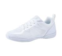 Viaoragiosa White Cheerleading Sneaker,Cheerleading Training Dance Shoes,Girls Cheer Shoes,Fitness Cheerleading Shoes,Lightweight,Flexible,Breathable,For Cheerleading,Competition,Gymnastic