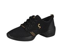 Viaoragiosa Womens Dance Sneakers,Ladies Split Sole Walking Dance Sports Shoes,Breathable Dance Trainers Line Dancing Shoes,Womens Mesh Split Sole,Comfortable,For Gym Sport Aerobics Cheerleading