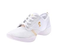 Viaoragiosa Womens Dance Sneakers,Ladies Split Sole Walking Dance Sports Shoes,Breathable Dance Trainers Line Dancing Shoes,Womens Mesh Split Sole,Comfortable,For Gym Sport Aerobics Cheerleading