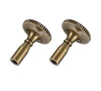 VIAPUICE Lamp Turn Knobs On/Off Lamp Twist Knob 2 Pcs Retro Bronze | Metal Twist Knob 20x15mm Lighting Accessories Replacement DIY for Light Socket Ceiling Fans Floor Table Fixtures