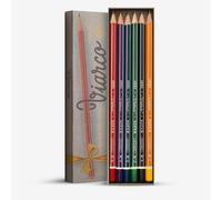 Viarco : Vintage Pencil : Silver Box : Pack of 12 HB