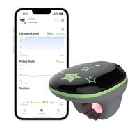 ViATOM Children Pulse Oximeter, Precise SpO2 and Pulse Tracker with In, App and Device Audio Alerts, Bluetooth,Connected Oxygen Saturation Monitor for Kids