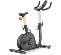 Viavito Upright Exercise Bike SB1 Smooth Silent Stationary Home Gym Cardio Workout Indoor Cycling Fitness Machine, 16 Levels of Adjustable Magnetic Resistance, LED Display, Pulse Sensors, w/Wheels