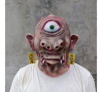 Viawispp Halloween Mask Scary Mask,Terrifying Cyclops Rubber Mask Full Head