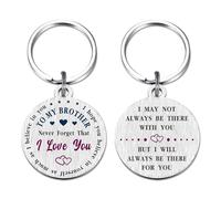 Viayen Brother Gifts - Brother Keychain - Brotherhood Love - Men