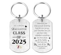 Viayen Daughter Graduation Gift 2025 - Inspirational Keyring for a Special Daughter High Middle School College Graduates