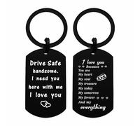 Viayen Valentines Day Gifts for Him - Drive Safe Keyring for Him Boyfriend Anniversary Birthday Long Distance Presents