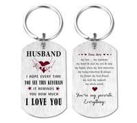 Viayen Valentines Day Gifts for Him Husband, Gifts for Husband Who has Everything Birthday Father's Day Anniversary Easter Keychain
