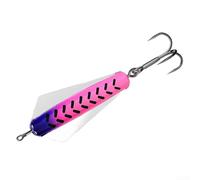 VIB lure Devil Fishing Bait with Stable Center of Gravity and Hook Tip Designed for Quick Fish Piercing and Secure Catch in Saltwater (20g5.6cm pink purple)
