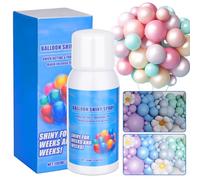 Vibbang Balloon Shine Spray, Balloon Glitter Spray, Silicone Spray for Latex Balloon, Balloon Spray for an Elegant High Gloss Finish in Minutes, Perfect for Christmas Birthday Wedding Party Event