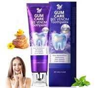 Vibbang Bee Venom Toothpaste, Natural Tooth Whitening Toothpaste, Active Healing Bee Venom Tooth Paste, Protect Teeth Enamel and Gums, Thoroughly Removes Stains Refresh for Men Women