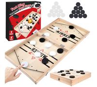 Vibbang Fast Sling Puck Game, Slingshot Hockey Games, Funny Winner Board Game Toy, Outfoxed Board Games for Boys and Girls, Parent-child Interactive Toys for Kids Boy Family