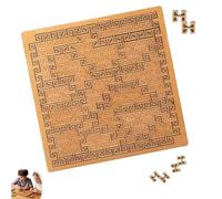 Vibbang Fractal Tray Puzzles, Mind Bending Wooden Jigsaw Puzzle, Hard Difficult Wooden Jigsaw Puzzles for Adults, Challenging Impossible, Reverse Thinking Challenging No Image