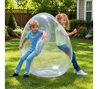 Vibbang Magic Bubble Balls, Inflatable Water Ball, Transparent Bouncy Balloons, Super Wubble Bubble Balls, Water Bubble Ball for Outdoor Play for Beach Garden Outdoor Party Family