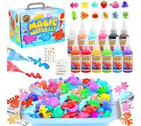 Vibbang Magic Water Elf Kit, Creative Squishy Maker Toy, Aqua Fairy Water Gel Kit for Kids, Aqua Fairy Waters Pets, Paint and Bloom, Make Your Own Squishy Set for Boy Girls Birthday Gifts Party Favors