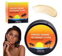 Vibbang Tan Accelerator Cream, Sunbed Tanning Accelerator, Intensive Tanning Gel, Self Tanner Oil, Natural Ingredients Beta Carotene, Achieve a Natural Tan Skin, Long-Lasting Hydrating