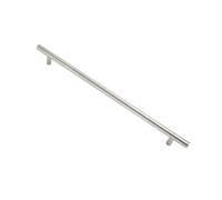 VIBE 12mm Cabinet Pull Handle 655mm (595mm Centre) on Satin Stainless Steel Guardsman (T Bar) Pull Handle on Satin Stainless Steel for Internal Doors