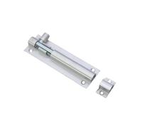 Vibe 25mm Barrel Bolt Straight 50mm x 25mm on Satin Anodised Aluminium, Surface Mounted Door Bolt, Sliding Door Lock, Lock Bolts for Securing Internal Doors for Bedrooms, Bathrooms, and Cupboards