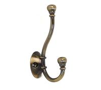 VIBE 3 x Hat & Coat Hook Vintage Acorn Style in Antique Brass