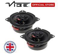 VIBE 300W Total 2-Way SLICK 4" Car Van Door/Shelf Coaxial Speakers - Pair