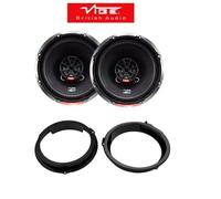 VIBE 480 Watts 2 Way 6.5" Rear Car Van Door Speaker Kit For Ford Transit Custom