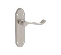 VIBE Blenheim Lever Latch on Satin Chrome Door Handle Blenheim Lever Latch on Satin Chrome for Internal Doors