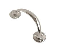 VIBE Bow Handle 150mm on Chrome Pull Handle on Chrome for Internal Doors