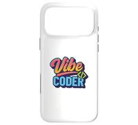 Vibe Coder Aesthetic Retro Programming Design Case for iPhone 17 Pro Max
