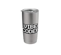 Vibe Coder AI Video Game Coding Programming Stainless Steel Insulated Tumbler