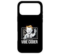 Vibe Coder Retro 1950s Programmer Laptop Coding Aesthetic Case for iPhone 17 Pro Max