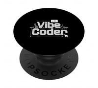 Vibe Coder Software Programmer Developer Coding - PopSockets Adhesive PopGrip