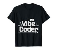 Vibe Coder Software Programmer Developer Coding - T-Shirt