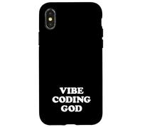 Vibe Coding God | Funny Software Developer Case for iPhone X/XS