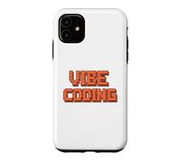 Vibe Coding Retro Pixel Tee Funny Programmer Developer AI Case for iPhone 11